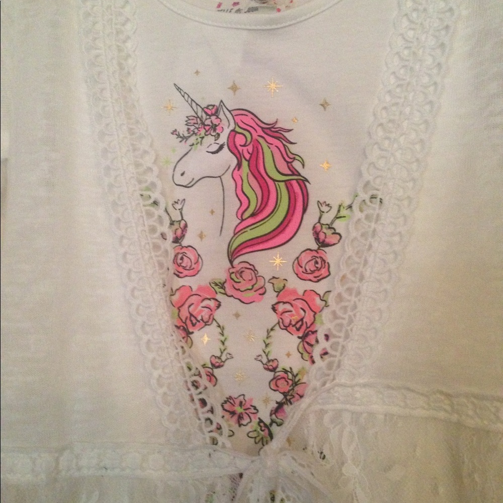 🌸Girls tank top with cover up